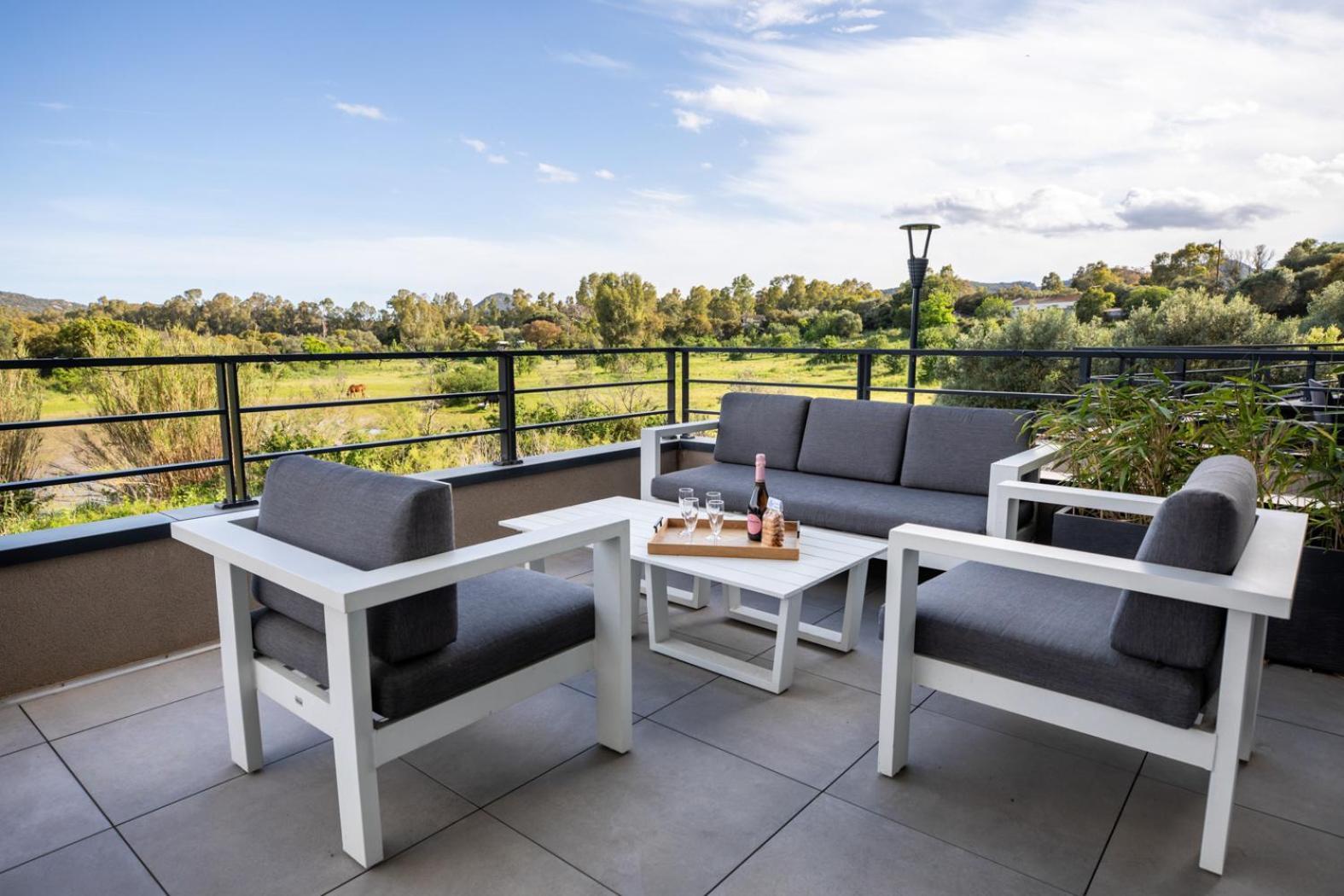 Апартаменти La Cle Terrasse, Proche Port,Centre, Parking,Clim Порто-Веккіо Екстер'єр фото